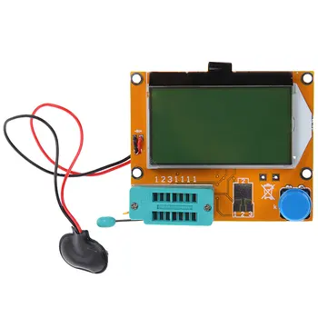 Skaitmeninis LCR Diodų Triode Talpa MOS/PNP/NPN LCR 12864 LCD Ekranas Testeris ESR-T4 Metrų Tranzistorius Testeris