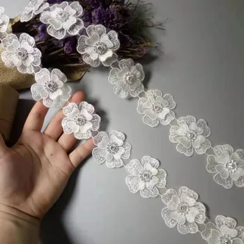 10VNT White Pearl Gėlių 